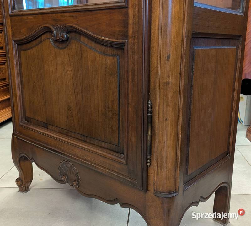 Piękna serwantkawitryna ludwikowska ciemny Dąbrowa Górnicza sprzedam
