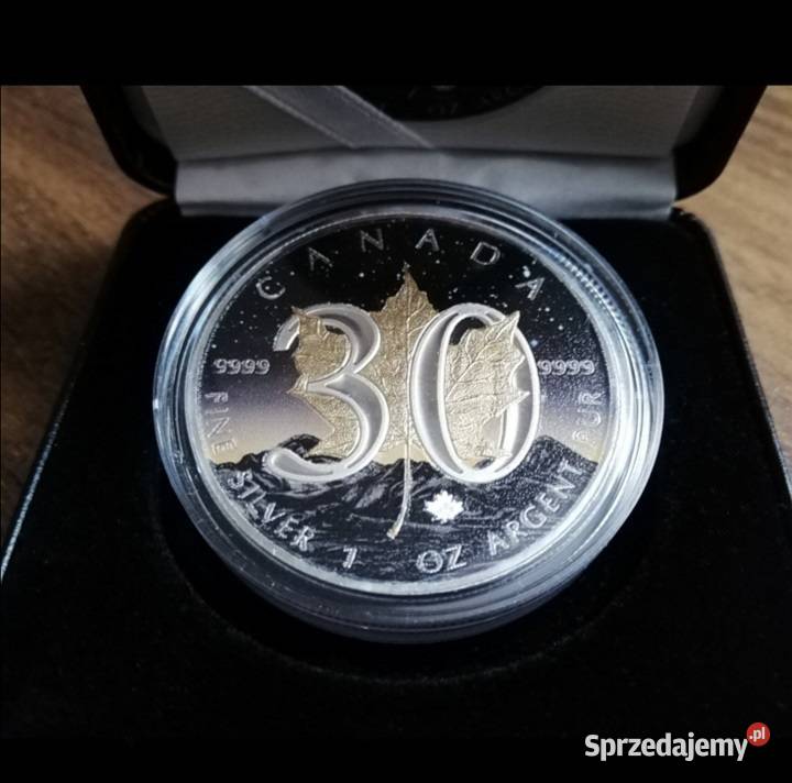 Liść Klonowy Kanada 2018 1oz 1 uncja srebra 9999