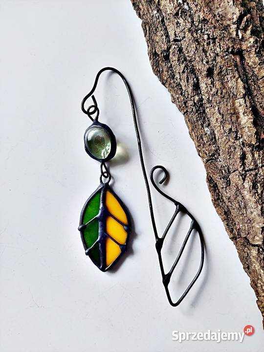 zakładka do książki Barwy jesieni banan witraż Rękodzieło Piekary Śląskie