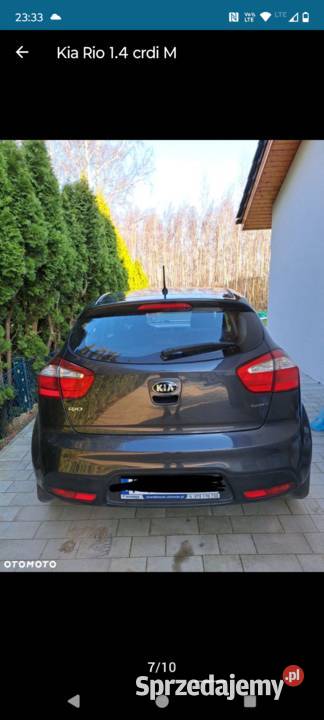 Kia Rio 2015 wielkopolskie Komorowo