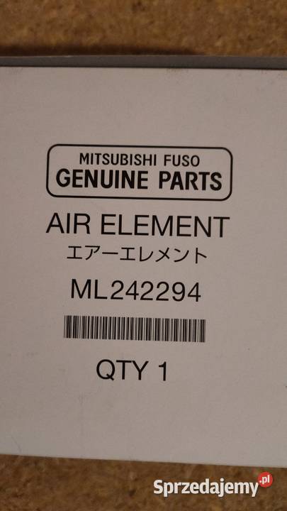 Filtr powietrza Mitsubishi Fuso Canter ML242294 sprzedam