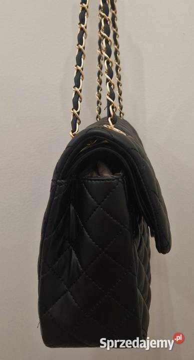Torebka Chanel Classic Small Double czarna dwie Galanteria i dodatki