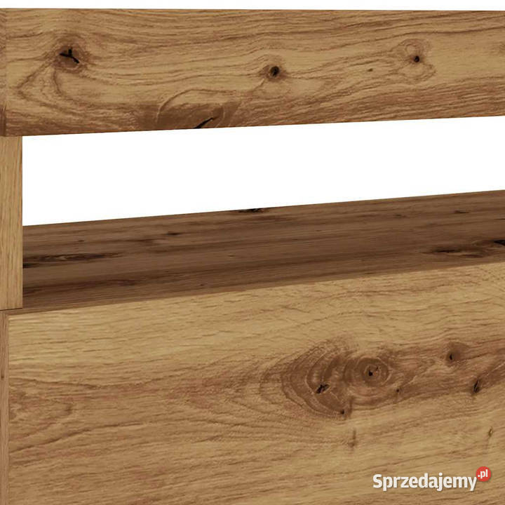 Szafka pod TV z oświetleniem LED dąb artisan mazowieckie