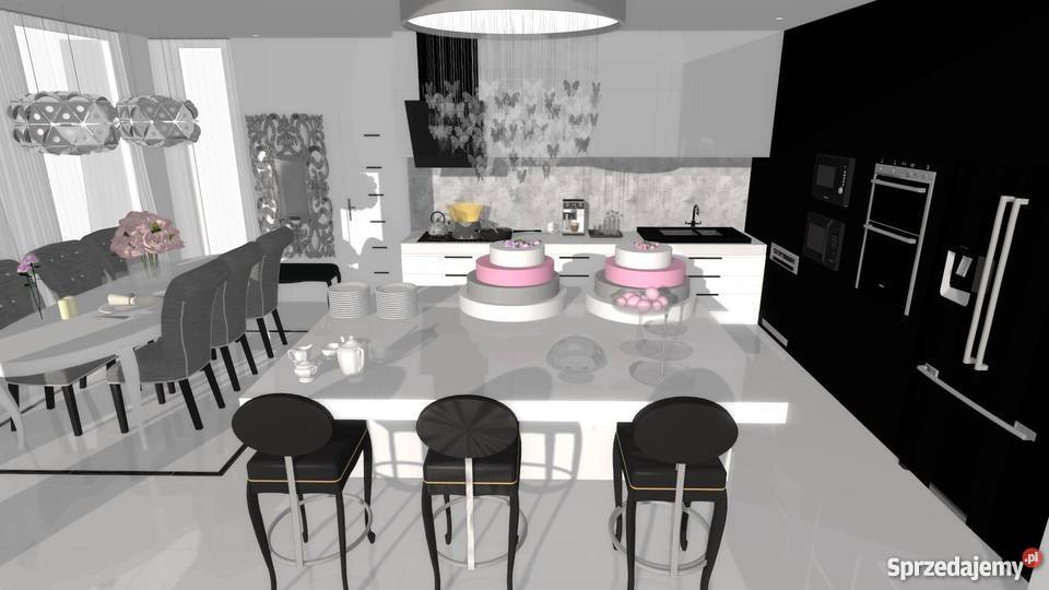 PROJEKT 3D WIZUALIZACJA łazienka kuchnia salon Góra Kalwaria projektowanie