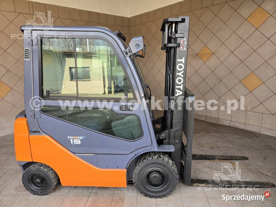 Wózek widłowy TOYOTA 8FDF15 KABINA 1800 mth Lędziny