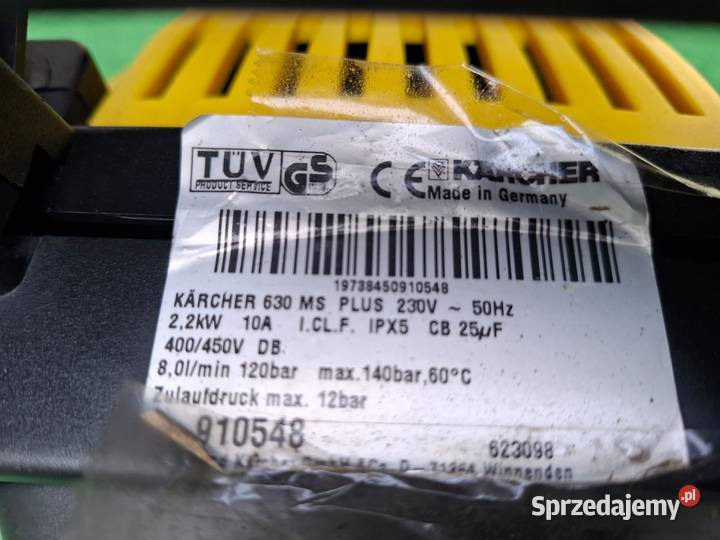 Myjka Karcher K 630 MS Plus głowica aluminiowa Myjki ciśnieniowe Radom