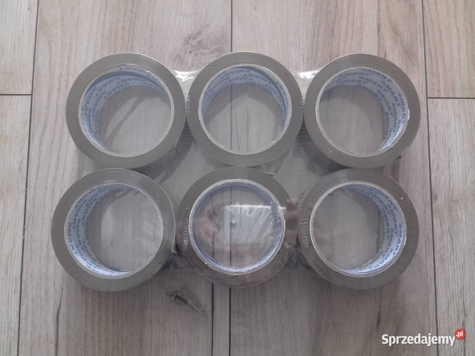 6x Taśmy pakowe przylepne Smart brązowa 48mmx91m kujawsko-pomorskie Bydgoszcz sprzedam