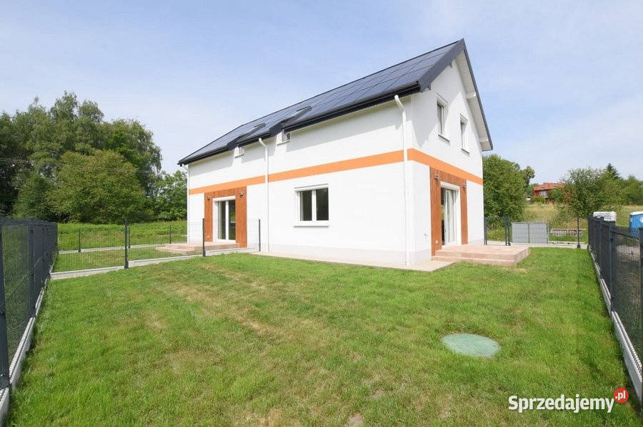 Nowoczesny Dom w zabudowie Bliźniaczej bliźniak Dąbrowa Szlachecka