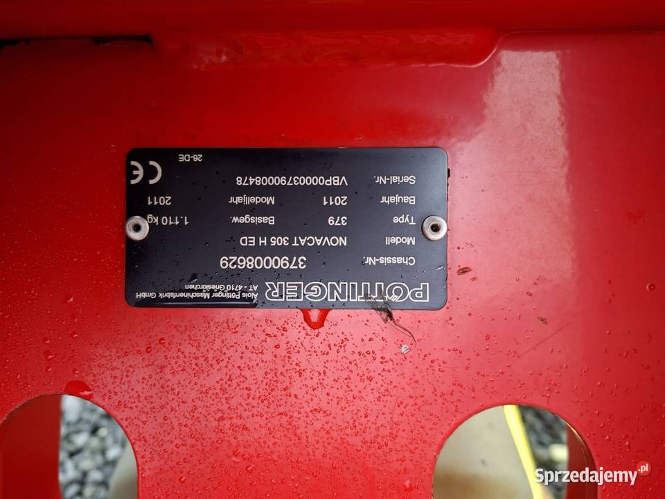 Kosiarka dyskowa POTTINGER Novocat 305 HED łódzkie Bolesławiec