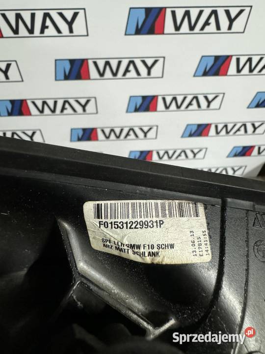 BMW F10 F11 LUSTERKO PRAWE 3PIN FOTOCHROM EUROPA