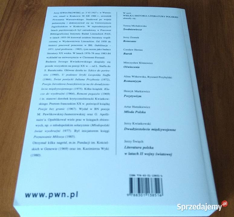 Dwudziestolecie międzywojenne Jerzy Kwiatkowski