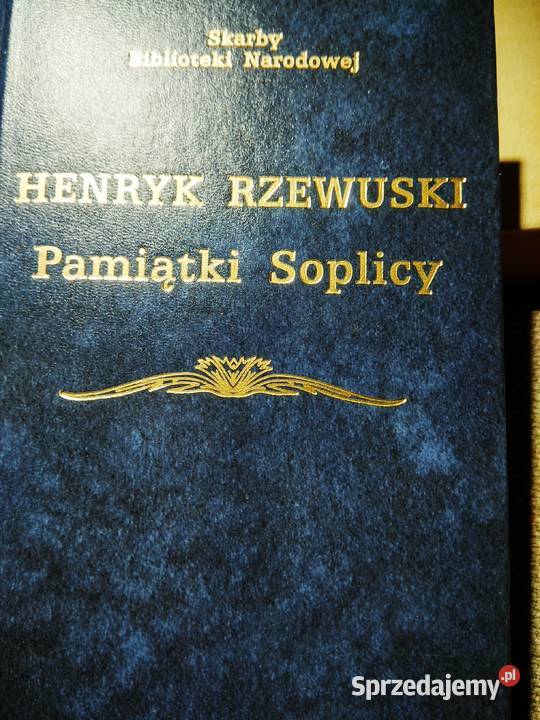 Pamiątki Soplicy Rzewuski książki prezenty mazowieckie Warszawa