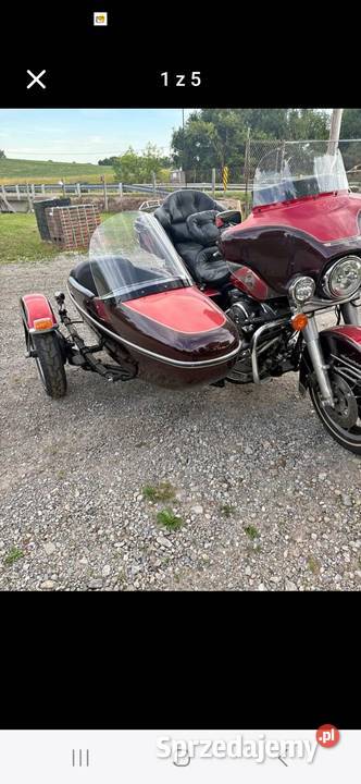 Harley Elektra Evo z 1992 z oryginalnym wózkiem Baranowice