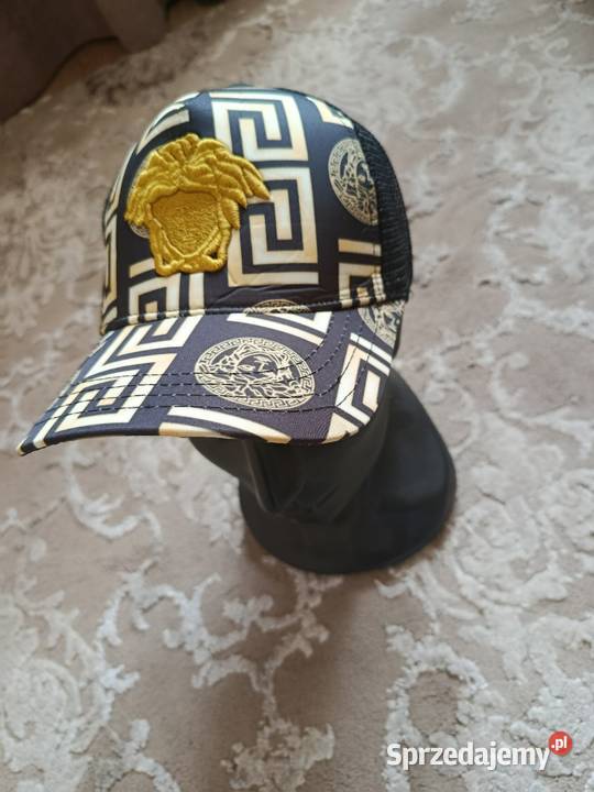 Czapka z daszkiem bejsbolówka Versace regulacja Uniseks Nakrycia głowy Białystok