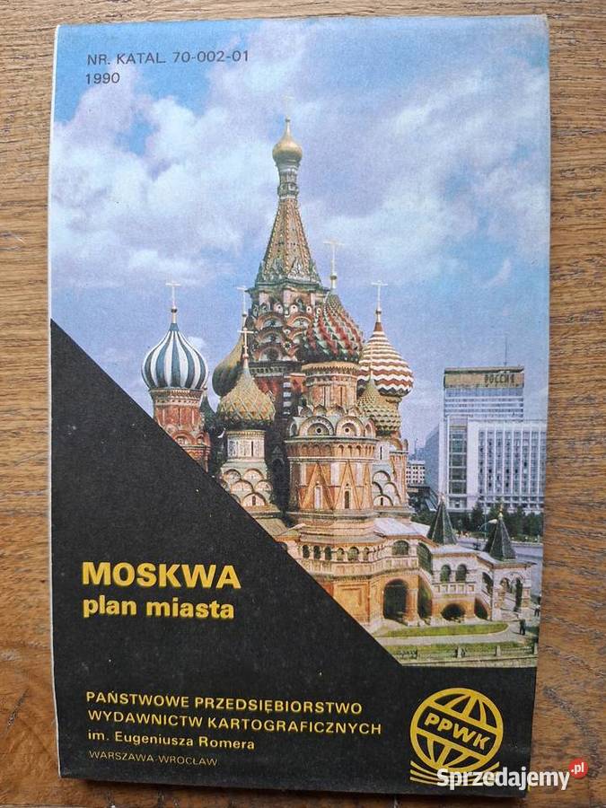 Moskwa plan miasta PPWK małopolskie
