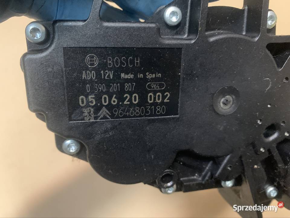 9646803180 Mechanizm silniczek wycieraczki tył Ustowo