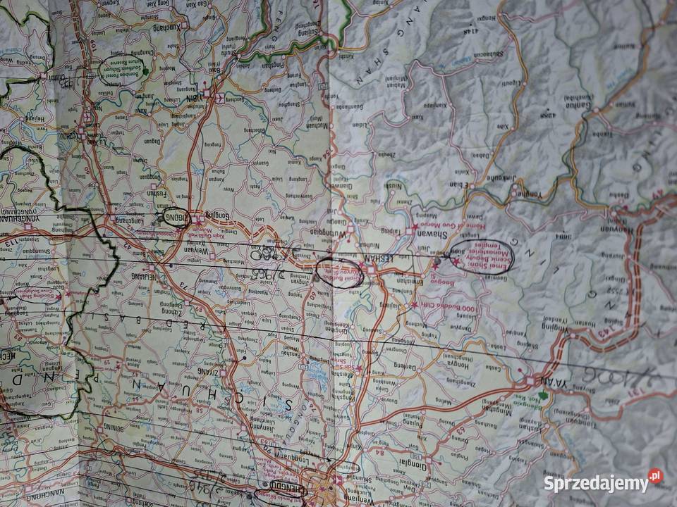 China Central Nelles Map 11 500 000