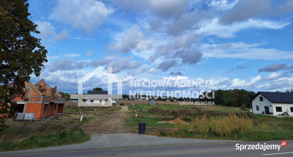 Działka Kaczki 1040 metrów utwardzona Sprzedaż