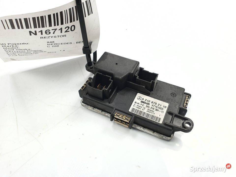 REZYSTOR MERCEDES BENZ C 200 A2128702110 Lipno