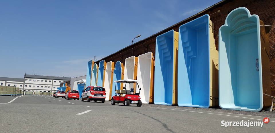Basen ogrodowy poliestrowy ZESTAW 825x325x155m Łódź