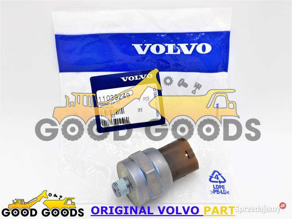 VOLVO CZUJNIK CIŚNIENIA OLEJU 11039249 ORYGINAŁ Władysławów