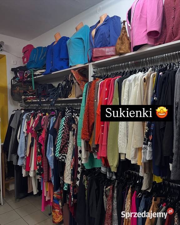 Sprzedam biznes sklep z odzieżą używaną szafa dolnośląskie