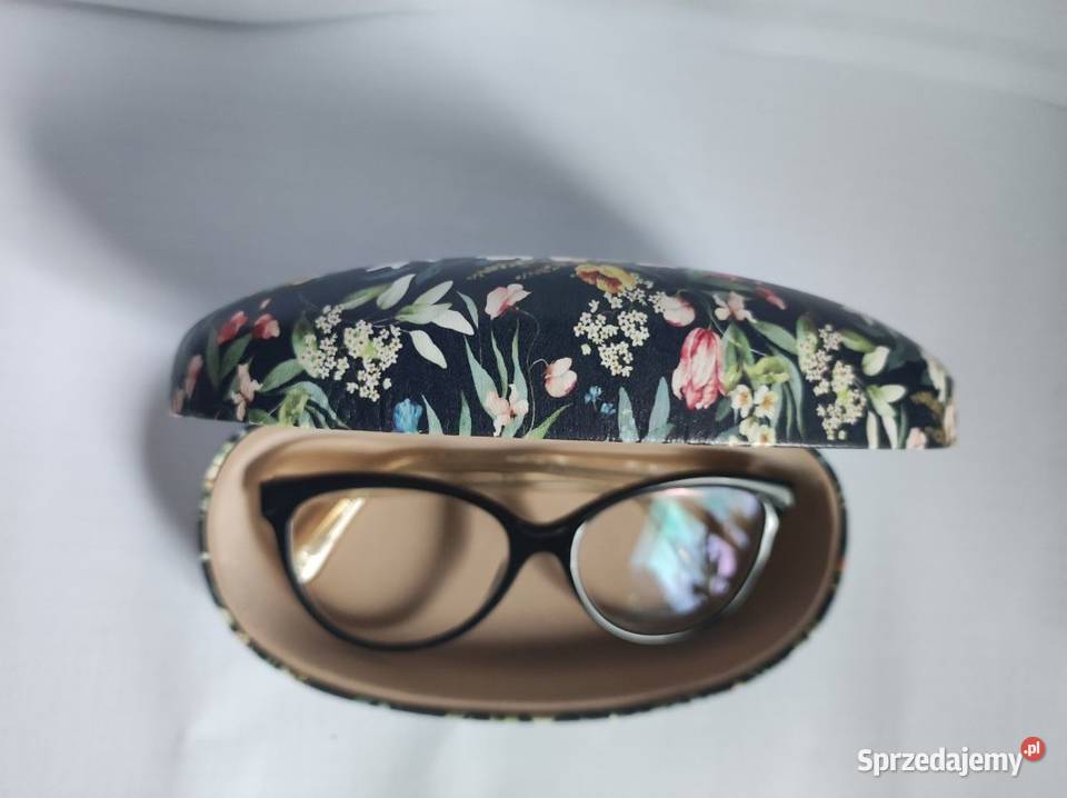 eleganckie etui na okulary z kwiatowym wzorem Kielce