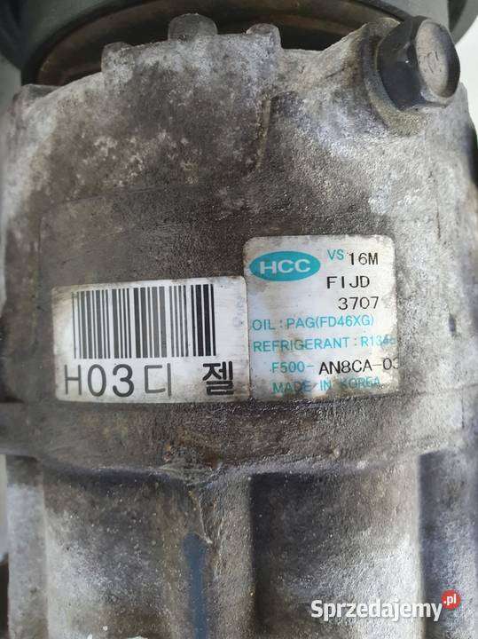 SPRĘŻARKA KLIMATYZACJI Kia Ceed 16 CRDI osobowe lubelskie Chełm