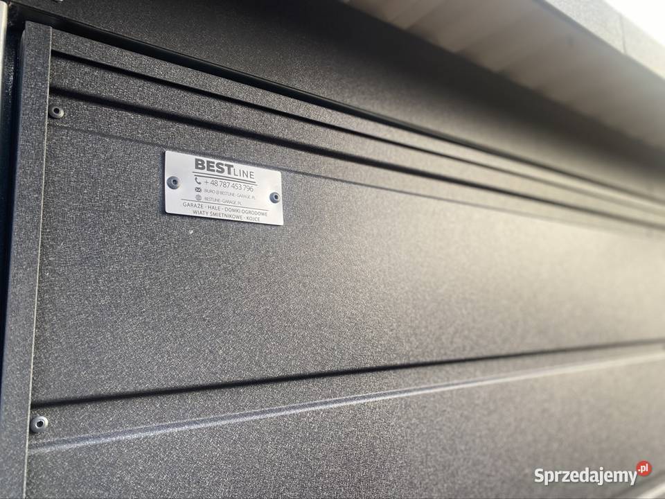 Garaż 3x5 WZMOCNIONY kolor Antracyt Mat szybki Będzin sprzedam