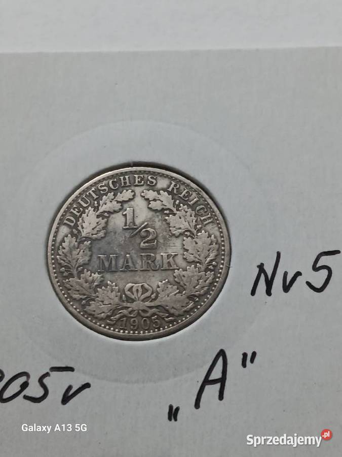 12 Marki Prusy 1905 r 5 men A Konin