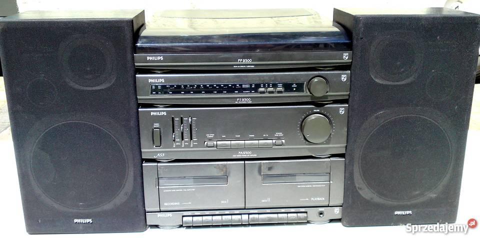 Wieża Philips AS 9300 z gramofonem Tuszyn