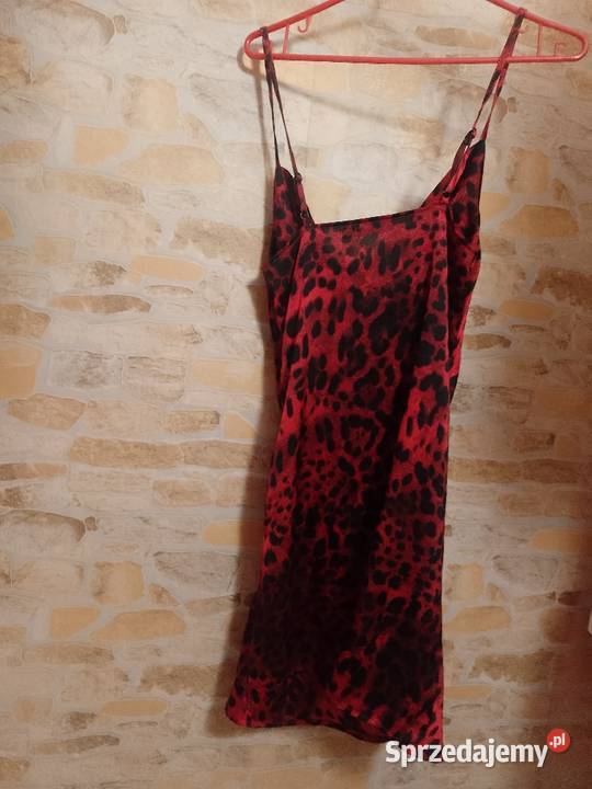 36S Boohoo Zmysłowa czerwono czarna Koszulka Moda i Styl Kraków
