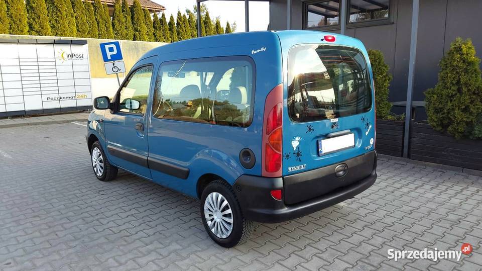Renault Kangoo 2002r 14 8v Benzyna Osobowy Salon manualna Jasło