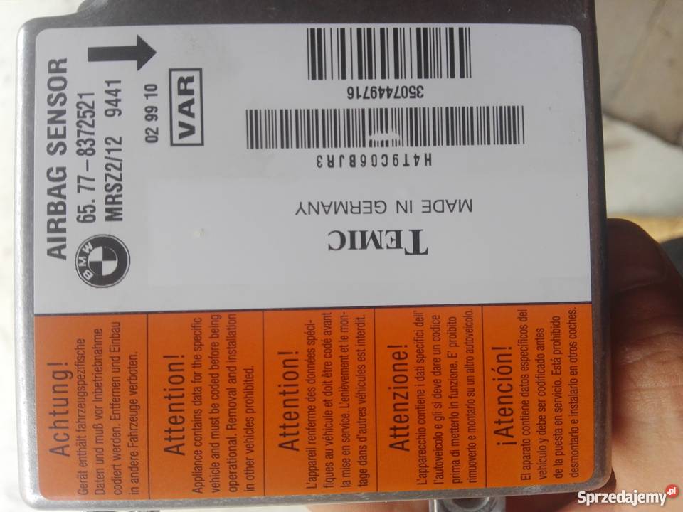 Moduł AirBag BMW Jurków