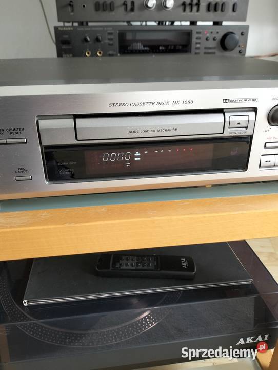 Deck Akai DX1200 z pilotem Magnetofony Wodzisław Śląski