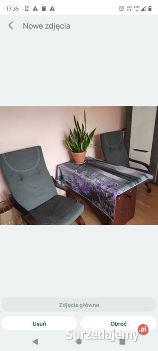 Stół i fotele finka