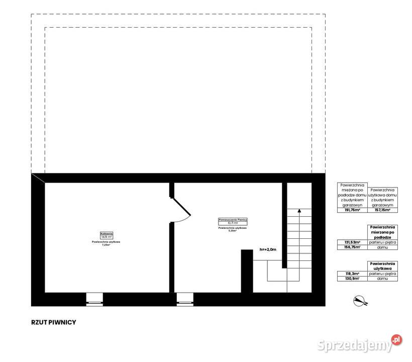 Dom 130m Garaż 26m Ciechanów Kargoszyn Pełne 130m2
