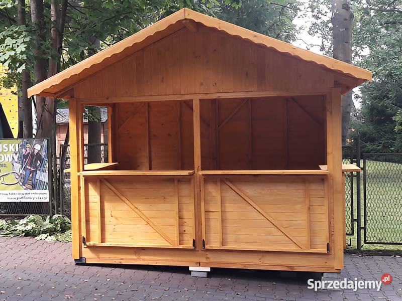 DOMEK HANDLOWY 5 DREWNIANY KIOSK SKLEPIK Parzymiechy