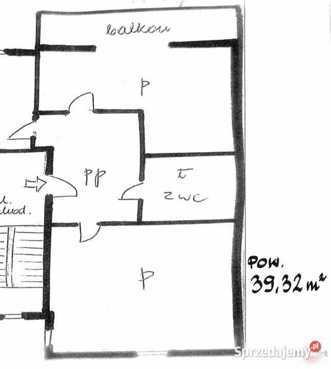 Mieszkanie 3932m2 1pokojowe Łódź
