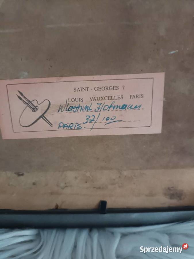 Sprzedam stary obraz olejny sygnowany Malbork