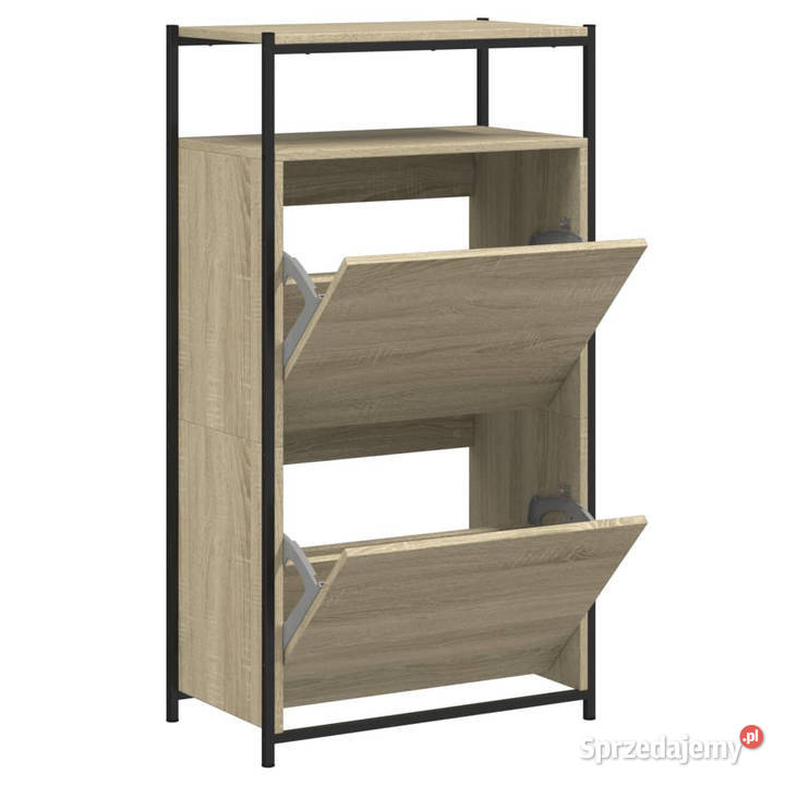 Szafka na buty dąb sonoma 60x34x112 WM840030 mazowieckie