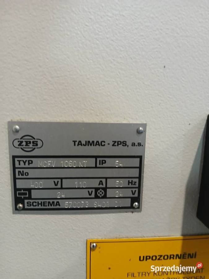 Do sprzedania 3 osiowe centrum obróbcze MAS MCFV Produkcja małopolskie Chochołów