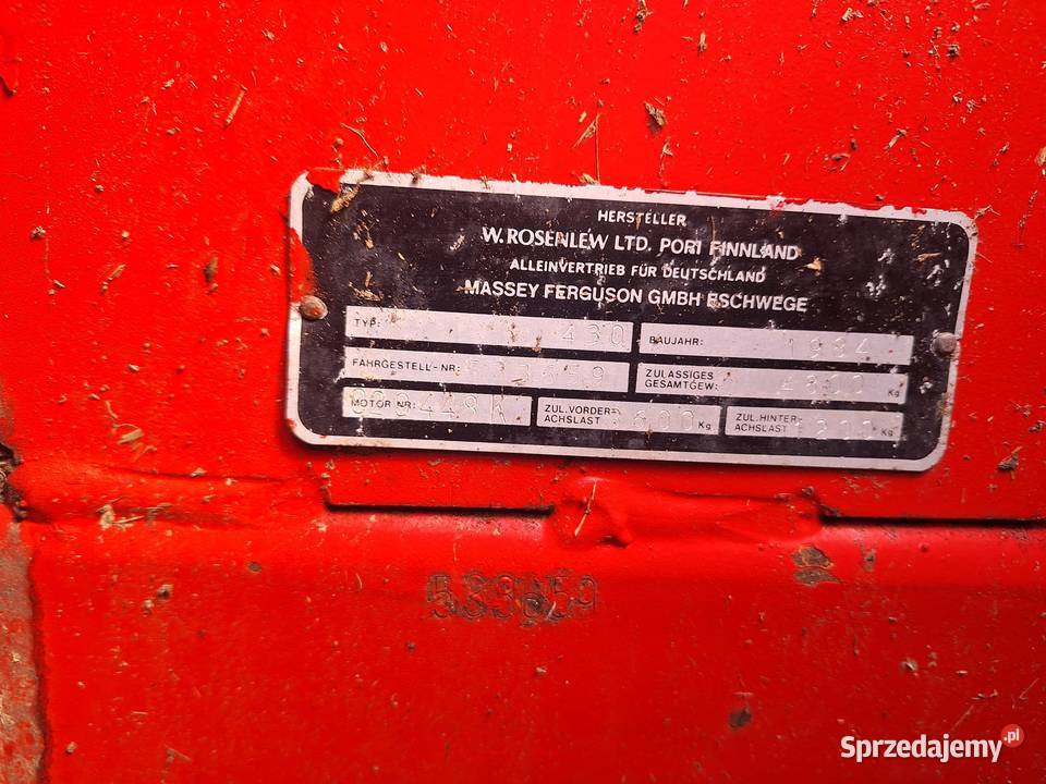 Kombajn Massey Ferguson 430 Włoszczowa