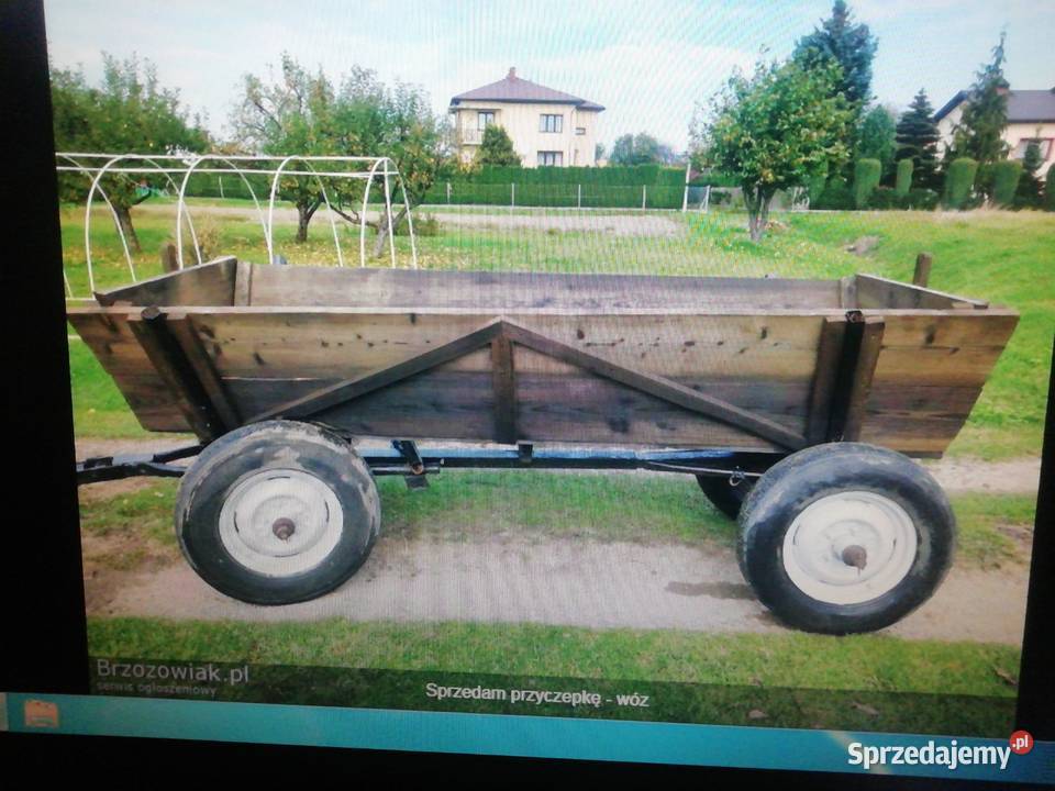 Wóz przyczepa furmanka Przyczepy rolnicze Krosno sprzedam