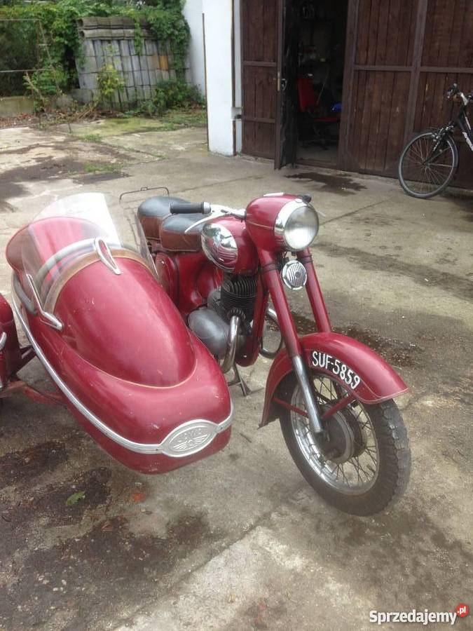 Jawa 250 353 1958 kosz Valorex 560 akryl Jawa Otwock sprzedam