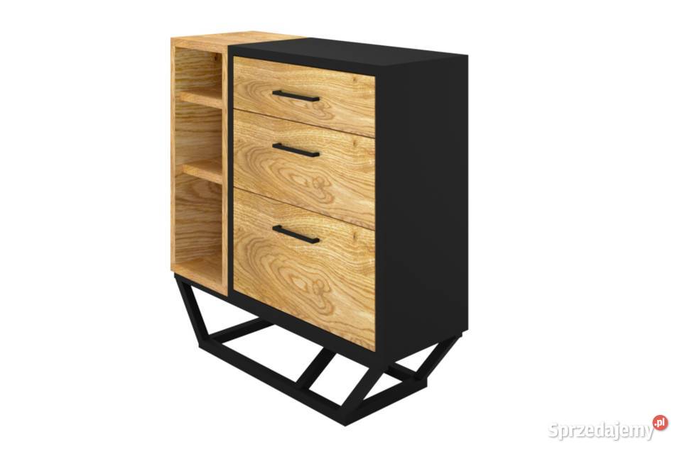 Komoda Loftowa Dębowa SANKI zachodniopomorskie Szczecin