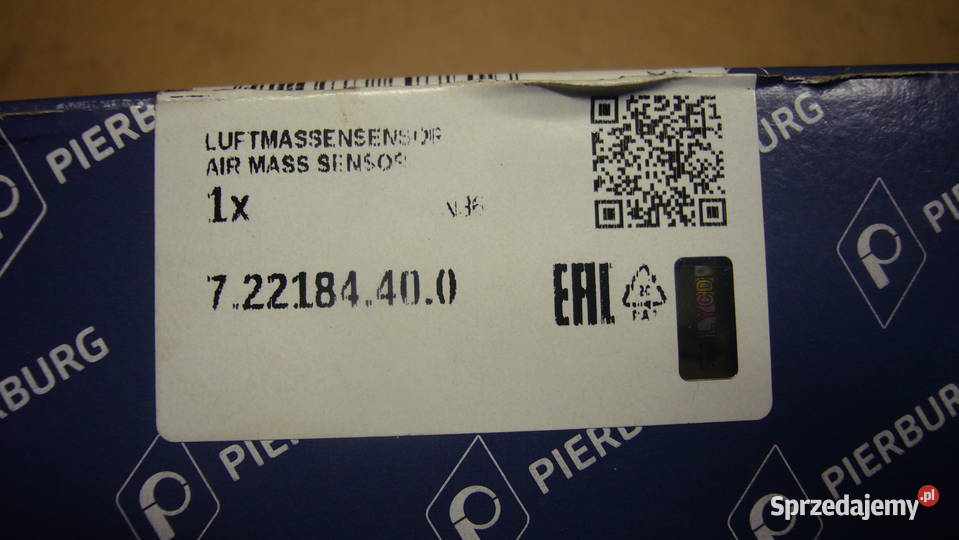 Przepływomierz Pierburg 733184400 osobowe