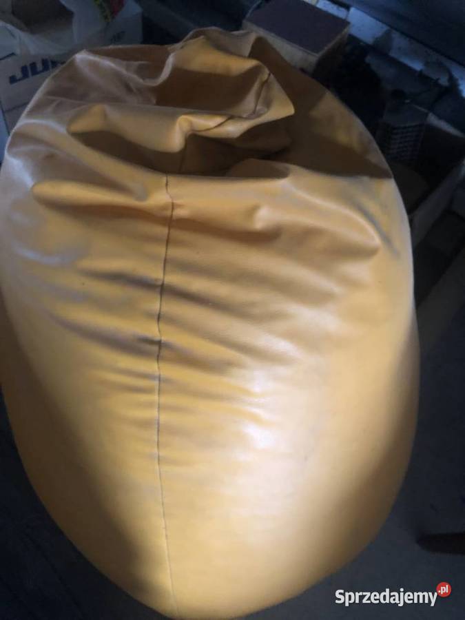 Pufa worek XL ekoskóra Pufy i podnóżki Ciepielów sprzedam