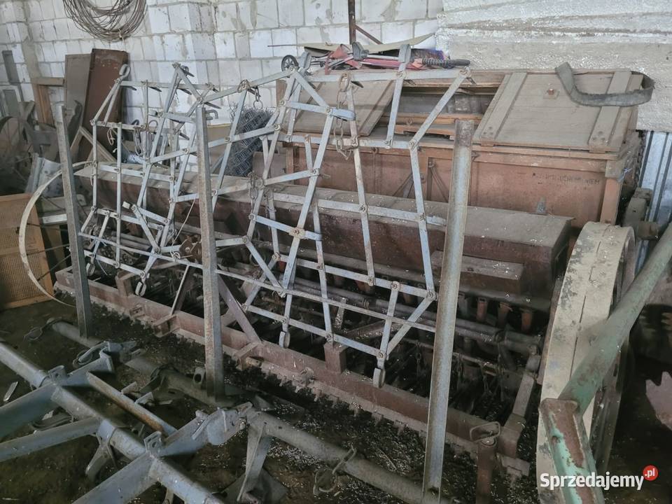 Siewnik konny przerobiony do traktora podwójny Czarnolas sprzedam