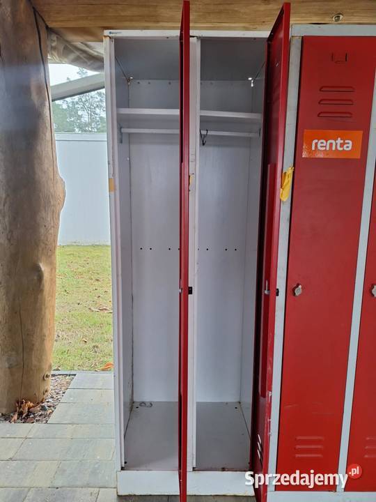 Szafka pracownicza BHP podwójna metalowa stan